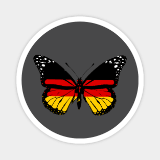 Germany Flag of Monarch Butterfly To Celebrate German Day (Support Team German) Magnet